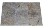 Travertin Silver Terrassenplatten, Oberfläche antik-getrommelt