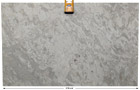 Granitplatten Andromeda White poliert ( Unmaßplatten )