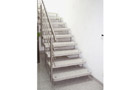 Freitragende Granit-Treppe Bethel White poliert
