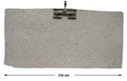 Granitplatten ( Rohplatte ) Giallo Sardo poliert