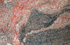 Granit rot, schwarz, Juparana Africa