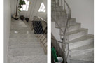 Granit-Treppen Kashmir White poliert