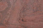 Detailansicht Granit Multicolor Rot