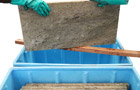 Granit Terrassenplatten Vorimpr&auml;gnierung, Schritt 3