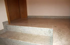 Granit Treppensockel und Randleisten