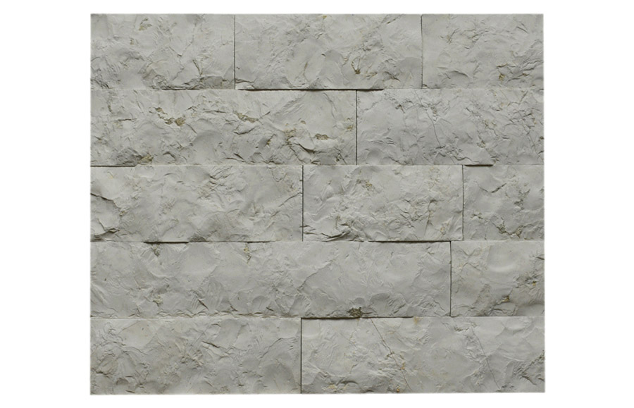 Marmor Wandverblender Naturstein Bad Küche grau Edelstahl 40-3D251 Matte