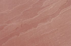 Detailansicht Sandstein Agra Red spaltrau