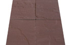 Sandstein-Platten Chocolate spaltrau