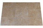 Travertin Olympos Terrassenplatten, Oberfläche antik-getrommelt